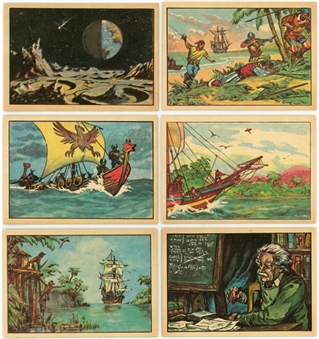 1961 Leaf "Famous Discoveries and Adventures" High Grade Complete Set (50)